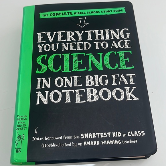 Everything You Need to Ace SCIENCE in One Big Fat Notebook, NEW - Picture 1 of 6